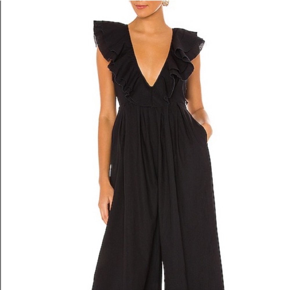 NWT Free People Marta Jumpsuit In Black size 4